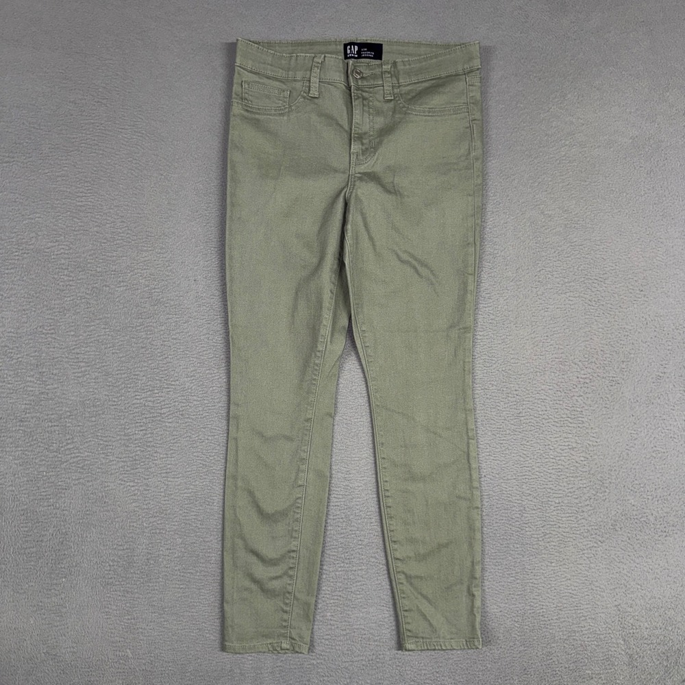 Gap Jeans Womens 2 Green  Favorite Jegging Casual Slim Fit Stretch Denim Preppy